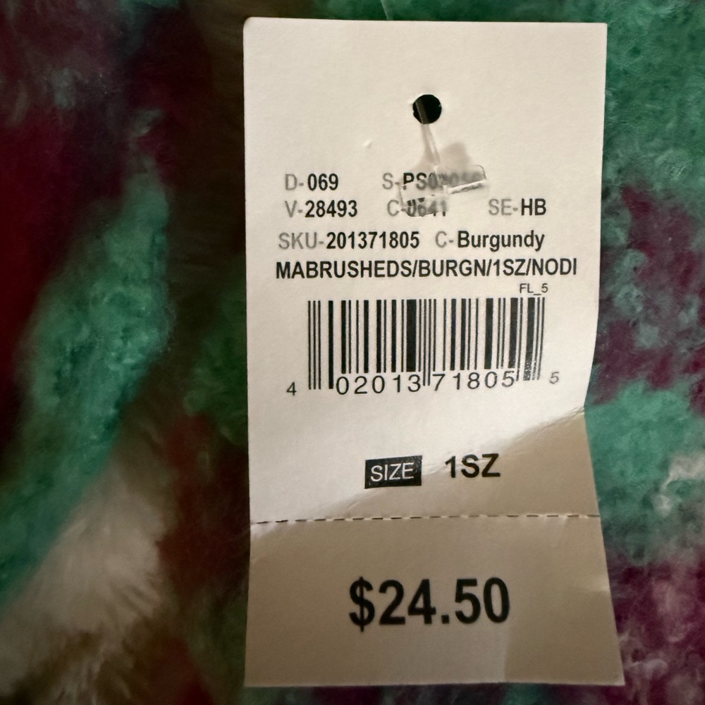 🌻 Ashley Stewart Fringed Plaid Scarf - Picture 3 of 4